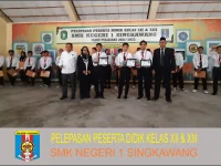 SMK Negeri 1 Singkawang Melepas Peserta didik Kelas XII dan Kelas XIII Mekatronika Tahun 2022