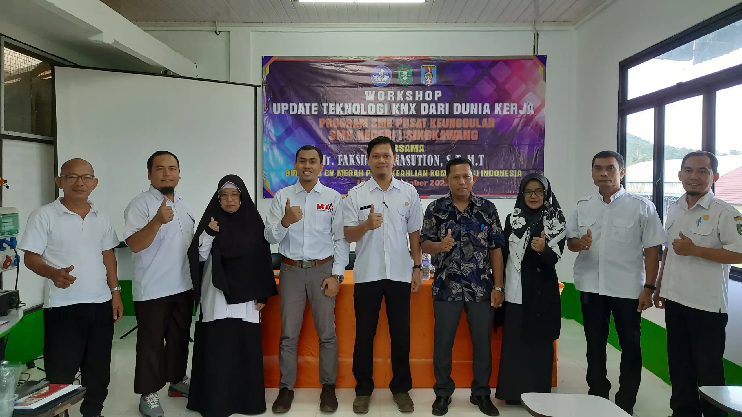 Workshop Update Teknologi KNX SMK Negeri 1 Singkawang