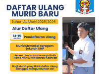 Daftar Ulang bagi Murid yang di nyatakan lulus Seleksi SPMB di SMKN 1 Singkawang